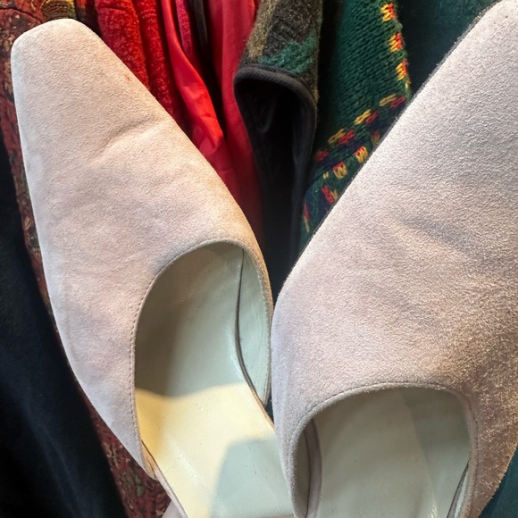 J.Crew Suede Kitten Heel Mules - Picture 8 of 9